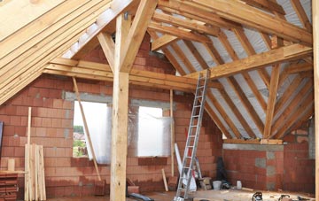 Nut Grove attic trusses